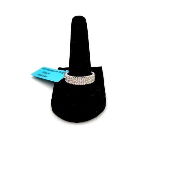 GRA 925 SILVER MOISSANITEE RING 1.39 CTW VVSD COLOR SIZE 8 - Picture 1 of 7